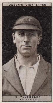 1926 Ogden's Cricket #48 Ernest Tyldesley Front