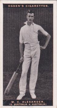 1928-29 Ogden's Australian Test Cricketers #NNO Colin Alexander Front