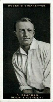 1928-29 Ogden's Australian Test Cricketers #NNO Don Bradman Front