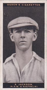 1928-29 Ogden's Australian Test Cricketers #NNO Archie Jackson Front