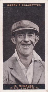 1928-29 Ogden's Australian Test Cricketers #NNO Ray McNamee Front