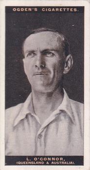 1928-29 Ogden's Australian Test Cricketers #NNO Leo O'Connor Front