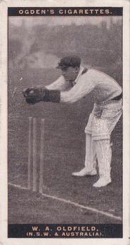 1928-29 Ogden's Australian Test Cricketers #NNO Bert Oldfield Front
