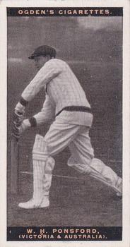 1928-29 Ogden's Australian Test Cricketers #NNO Bill Ponsford Front