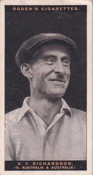 1928-29 Ogden's Australian Test Cricketers #NNO Vic Richardson Front