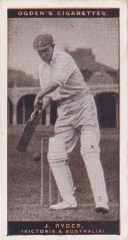 1928-29 Ogden's Australian Test Cricketers #NNO Jack Ryder Front