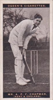 1928-29 Ogden's Australian Test Cricketers #NNO Percy Chapman Front