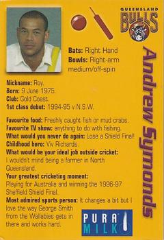 2003-04 Queensland Bulls #NNO Andrew Symonds Back