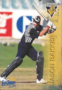 1997-98 Victorian Bushrangers Cricket #NNO Jason Bakker Front