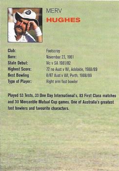 1997-98 Victorian Bushrangers Cricket #NNO Merv Hughes Back