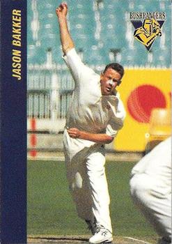 1999-00 Victorian Bushrangers Cricket #3 Jason Bakker Front