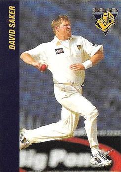 1999-00 Victorian Bushrangers Cricket #16 David Saker Front