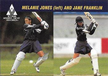 1999-00 Victorian Bushrangers Cricket #19 Melanie Jones / Jane Franklin Front