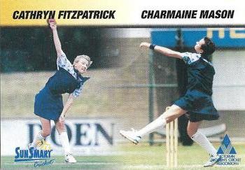 1998-99 Sun Smart Victorian Bushrangers #20 Cathryn Fitzpatrick / Charmaine Mason Front