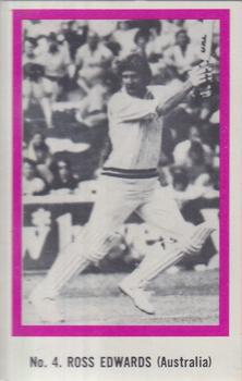 1974 Sunicrust Cricket #4 Ross Edwards Front