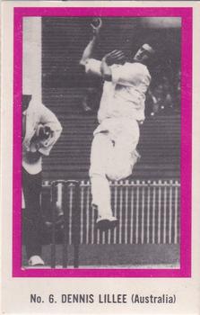 1974 Sunicrust Cricket #6 Dennis Lillee Front