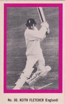 1974 Sunicrust Cricket #30 Keith Fletcher Front
