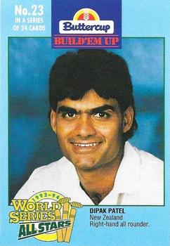 1993-94 Buttercup World Series All Stars #23 Dipak Patel Front