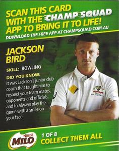 2017 Milo Australian Cricket #1 Jackson Bird Back