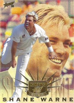 1997-98 Select - Showtime Australian International Cricketer of the Year Exchange #STC1 Shane Warne Front