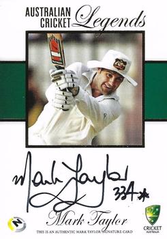 2014 Tap 'N' Play Australian Cricket Legends #ACL5 Mark Taylor Front