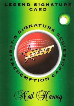 1997-98 Select - Signature Legends Redemption #SLR1 Neil Harvey Front