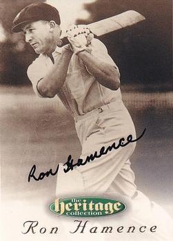 1996 Futera Heritage Collection #6 Ron Hamence Front