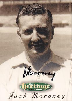 1996 Futera Heritage Collection #8 Jack Moroney Front