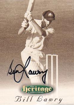 1996 Futera Heritage Collection #45 Bill Lawry Front