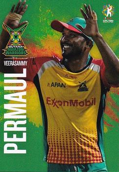 2019 Tap 'N' Play Caribbean Premier League #28 Veerasammy Permaul Front