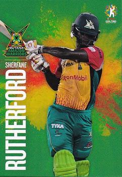2019 Tap 'N' Play Caribbean Premier League #31 Sherfane Rutherford Front