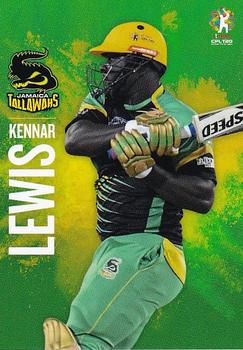 2019 Tap 'N' Play Caribbean Premier League #44 Kennar Lewis Front