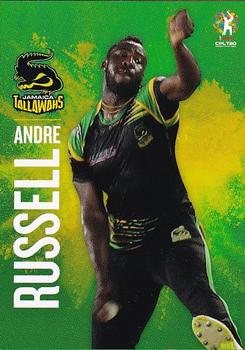 2019 Tap 'N' Play Caribbean Premier League #47 Andre Russell Front