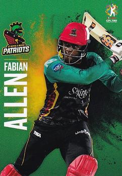 2019 Tap 'N' Play Caribbean Premier League #52 Fabian Allen Front