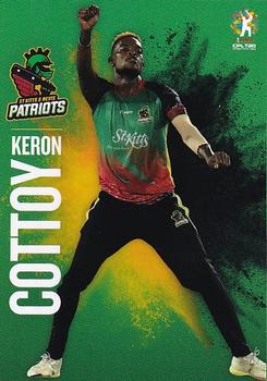 2019 Tap 'N' Play Caribbean Premier League #55 Keron Cottoy Front