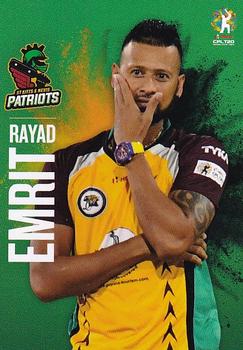 2019 Tap 'N' Play Caribbean Premier League #58 Rayad Emrit Front