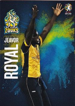 2019 Tap 'N' Play Caribbean Premier League #83 Jeavor Royal Front