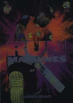 2019 Tap 'N' Play Caribbean Premier League - Run Machines #RM-12 Darren Bravo Front