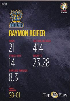 2019 Tap 'N' Play Caribbean Premier League - Strike Bowlers #SB-01 Raymon Reifer Back