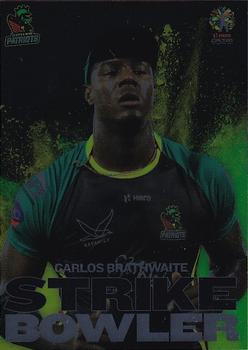 2019 Tap 'N' Play Caribbean Premier League - Strike Bowlers #SB-05 Carlos Brathwaite Front
