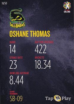 2019 Tap 'N' Play Caribbean Premier League - Strike Bowlers #SB-09 Oshane Thomas Back
