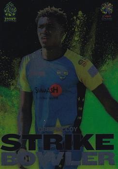 2019 Tap 'N' Play Caribbean Premier League - Strike Bowlers #SB-10 Obed McCoy Front