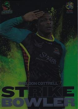 2019 Tap 'N' Play Caribbean Premier League - Strike Bowlers #SB-11 Sheldon Cottrell Front