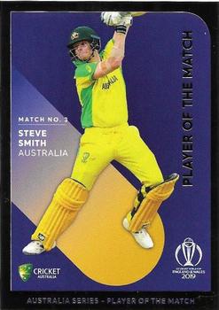 2019 Tap 'N' Play Cricket World Cup Australian Players of the Match #3 Steve Smith Front