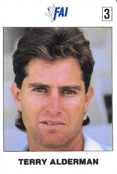1989-90 FAI Australian Cricket Team Season 1989-1990 #3 Terry Alderman Front