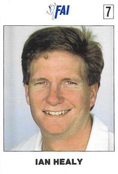 1989-90 FAI Australian Cricket Team Season 1989-1990 #7 Ian Healy Front