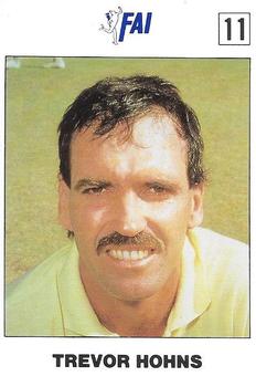 1989-90 FAI Australian Cricket Team Season 1989-1990 #11 Trevor Hohns Front