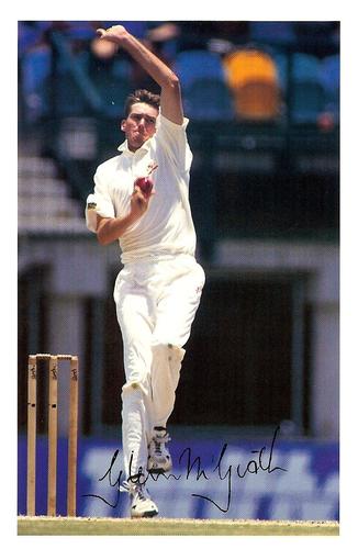 1995-96 Australian Cricket Board Players #NNO Glenn McGrath Front