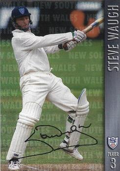 1996-97 New South Wales Blues Cricket #3 Steve Waugh Front