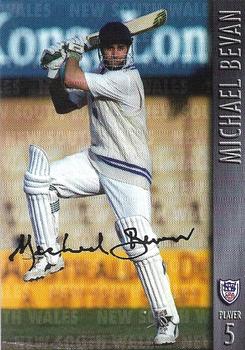 1996-97 New South Wales Blues Cricket #5 Michael Bevan Front